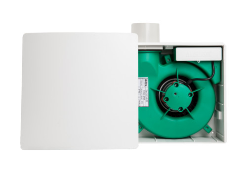 Einstufige Lüftereinsätze inkl. Filterträger, Luftfilter und Abdeckung
